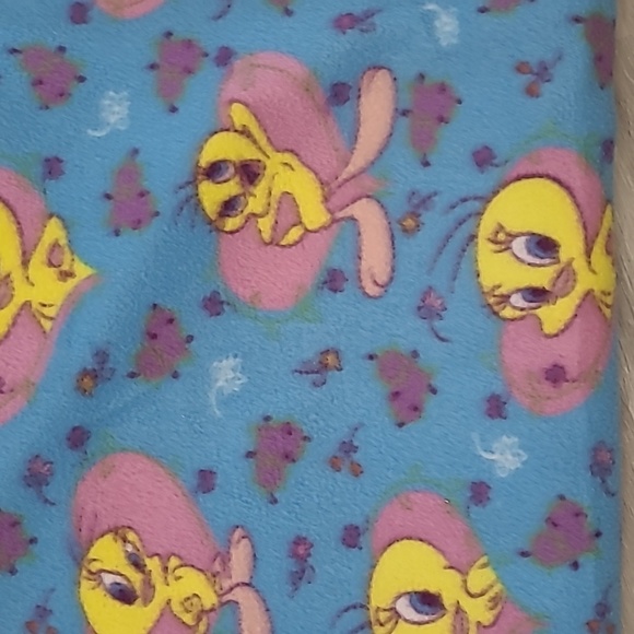 Vintage Warner Bros Tweety Bird Blanket Throw - Picture 2 of 5